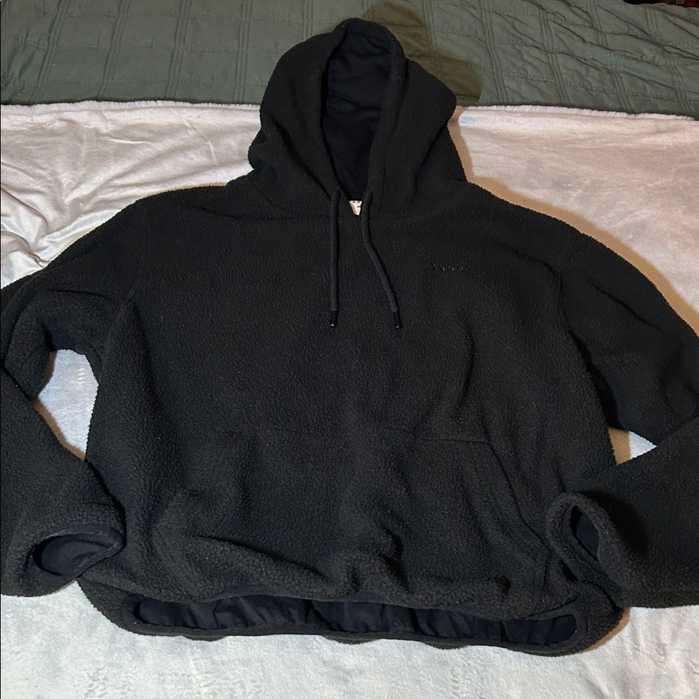 YOUNGLA Sherpa Pullover Hoodie